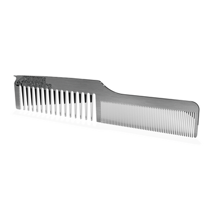 Experience effortless hair combing with the Cruisin Organics American Steel Comb. Made from high-quality materials, this comb is not only heat resistant but also excels at detangling hair. Say goodbye to tangles and knots with this robust and adaptable comb. Make hair care a breeze with every use.