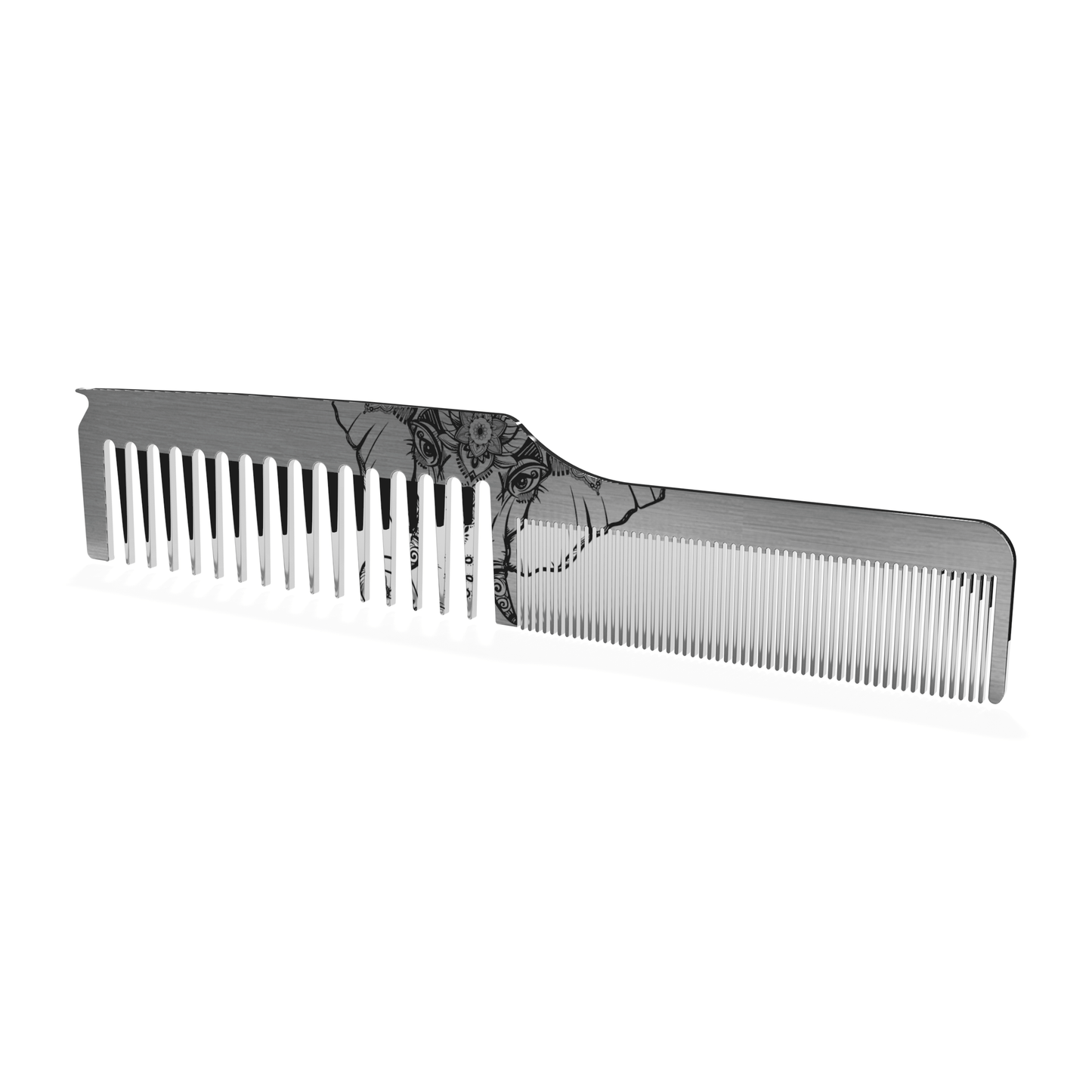 Elephant Hair Comb Stainless Steel Dual comb