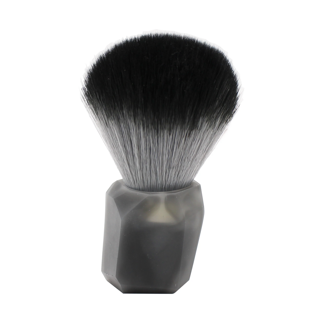 The Gearhead Grey shaving brush from Cruisin Organics features a distinctive texture that is smooth and polished, allowing for simple application of shaving cream. With a balanced shape and hand-poured design, each brush is completely unique with its own pattern. Our high-quality synthetic shaving knot and hand-poured bases guarantee a luxurious shaving experience, ideal for creating a rich lather of shaving cream.