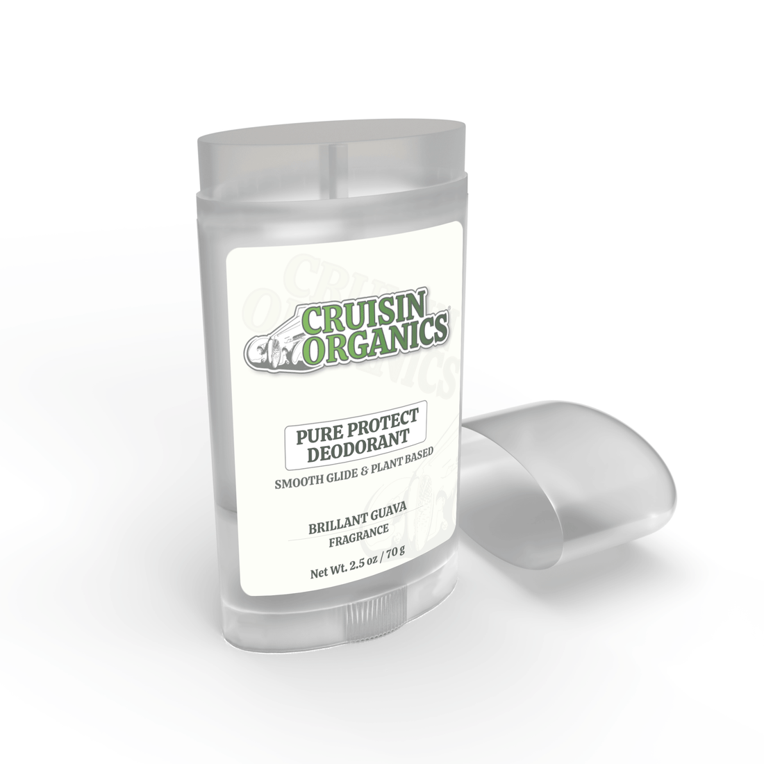 Our Brilliant Guava Pure Protect Deodorant is a natural, fruit-scented alternative that fights odor while supporting good skin bacteria. Its fresh mix of guava, mandarin, tangerine, orange, mango, and passion fruit keeps you feeling fresh and confident all day.