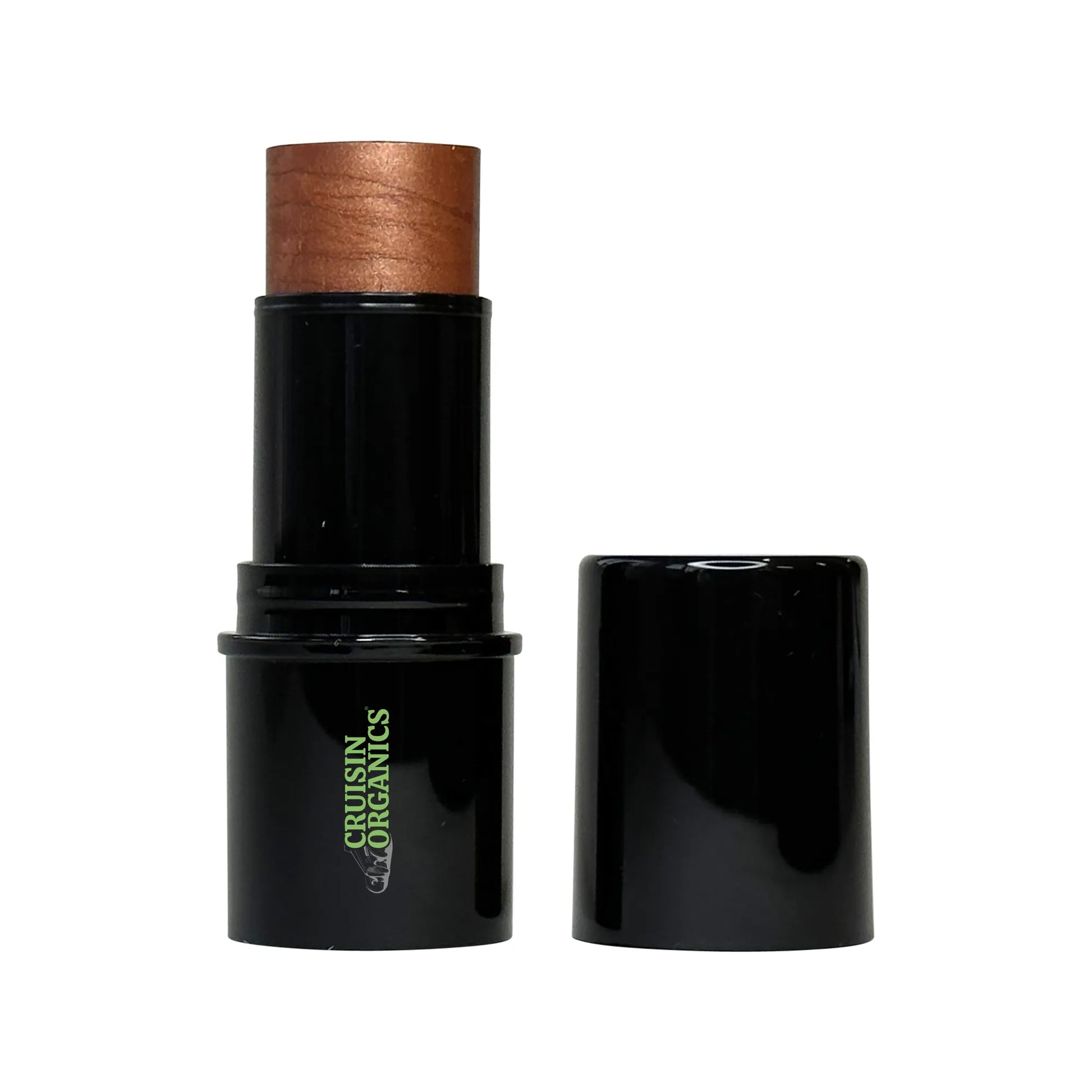 Cruisin Organics Bronze Lights Highlighted Stick will be the pick-me-up you need throughout the day. Get a perfect, radiant glow with this easy-to-use, nourishing highlighter stick. Infused with vitamin C, you’ll instantly brighten up your cheeks with shimmer. The highlighter stick also contains vitamins A and E, which promote skin health and soften the skin. Buildable and streak-free, this luminous highlighter stick will bring your best features forward.