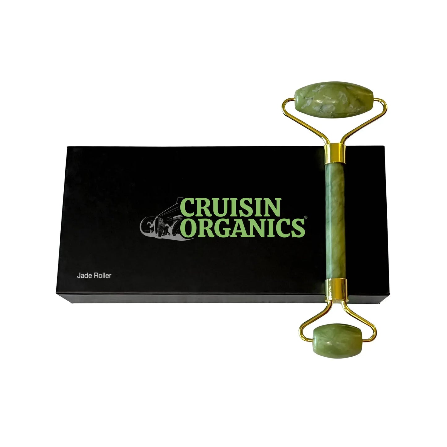 Enhance the appearance of your skin and decrease puffiness using Cruisin Organics' Jade Roller. This expertly designed tool promotes lymphatic drainage and blood circulation, leading to a reduction in the appearance of fine lines and wrinkles. Enhance the effectiveness of your skincare routine with this scientifically proven product.