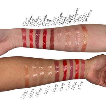 soft, kissable lips with our Lavender Plum Lip Gloss. Our paraben-free, vegan formula will keep your lips moisturized and protected with SPF. The sheer tint adds a touch of natural color while the subtle scent of lavender will leave you feeling relaxed and refreshed.