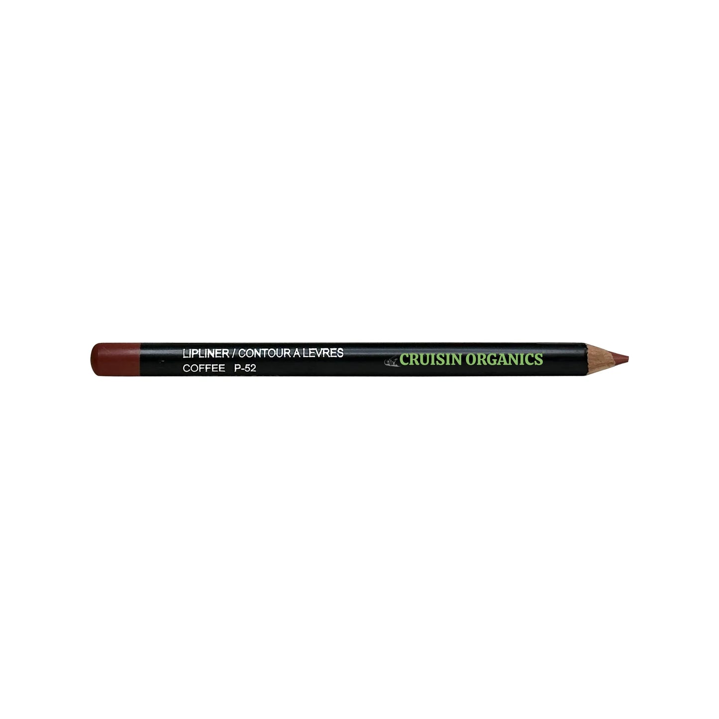 Indulgent and bold colors of Cruisin Organics Coffee Lip Liner. With long-lasting definition, this liner adds a touch of sophistication to your lip look. A must-have for any makeup lover, the art-inspired pigments will elevate your makeup game. Glide on and feel luxurious all day.
