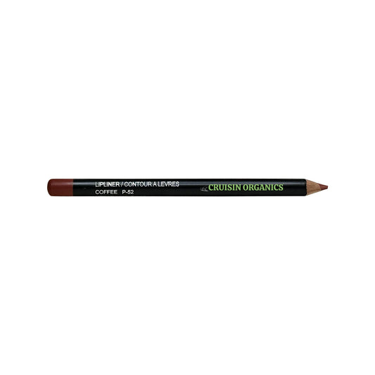 Indulgent and bold colors of Cruisin Organics Coffee Lip Liner. With long-lasting definition, this liner adds a touch of sophistication to your lip look. A must-have for any makeup lover, the art-inspired pigments will elevate your makeup game. Glide on and feel luxurious all day.