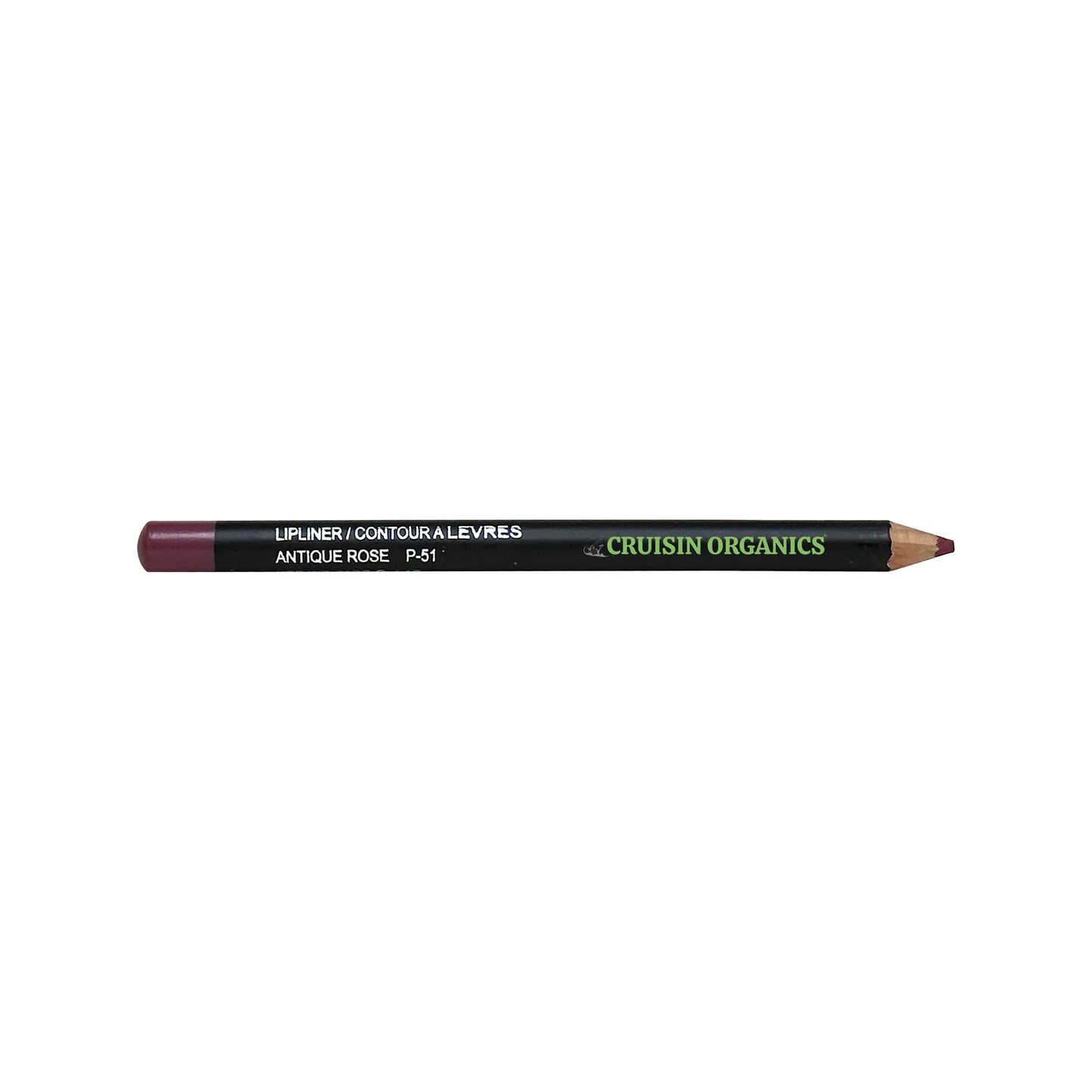 Cruisin Organics' Antique Rose Lip Liner is now available online. Made with beeswax and seed oils, this smudge-proof liner lasts for hours. Perfect for Valentine's day and beyond.