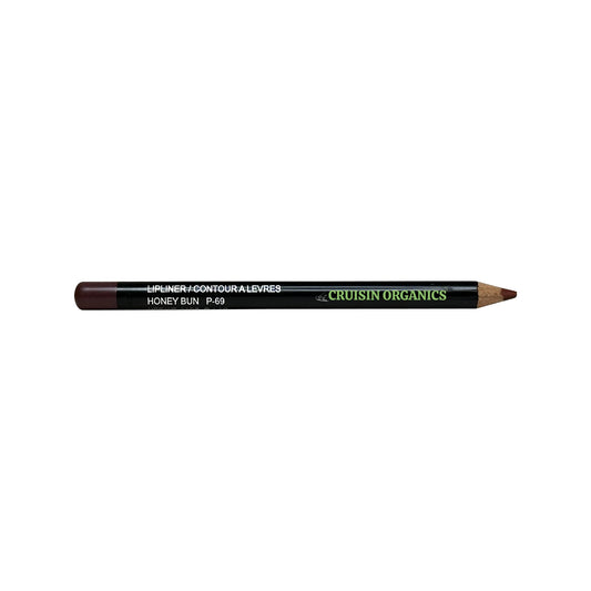 Encase your lipstick with Cruisin Organics Honeybun Lip Liner. Travel-size required for a happier lip journey.