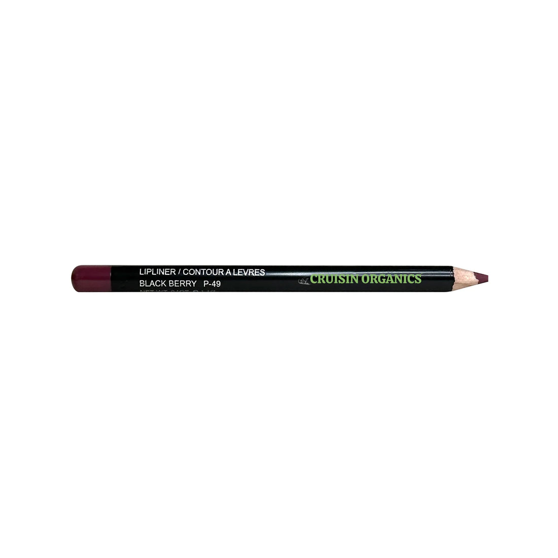 Looking to reshape and resize your lips? Look no further – our Cruisin Organics Black Berry Essence Lip Liner SPF is here. Infused with beeswax and seed oils, this no-smudge, long-lasting formula is the perfect liner with a rich, creamy texture. The high-impact, rich pigments are the perfect tinted base for your favorite lipstick. You can easily create a fuller smile and a bigger pout as you smoothe over your lips. With our Lip Liner, a dreamy and pillowy lip is never out of reach