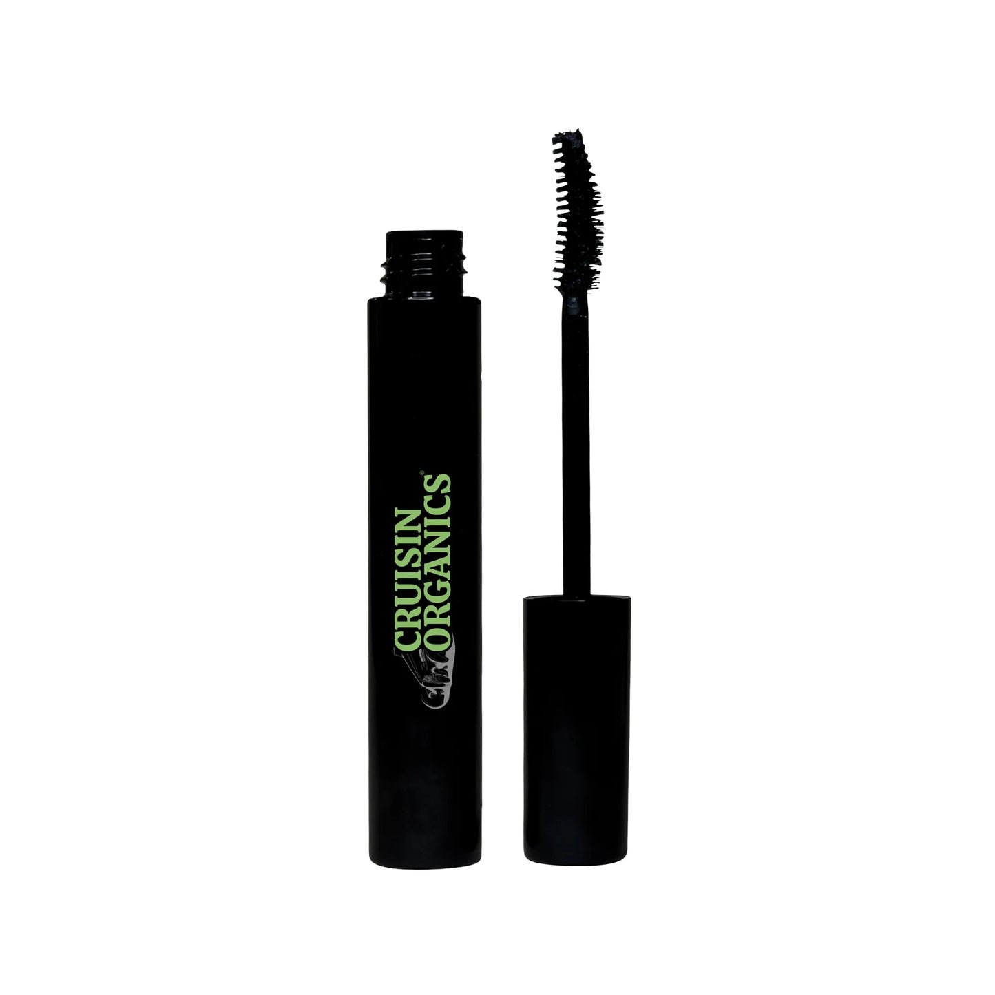 Cruisin Organics Luxury Mascara, Black  4-in-1 Luxury Mascara masterpiece that curls, volumizes, lengthens, and sets lashes in place, ensuring all-day wear. The ergonomically curved brush is designed to perfectly follow the eye's contour, meticulously coating each lash individually to achieve maximum volume and depth. The secret behind this innovative mascara lies in hydrolyzed keratin, which works to repair and fortify the bonds of your lash hair. Experience heightened essence of drama with just one sweep.