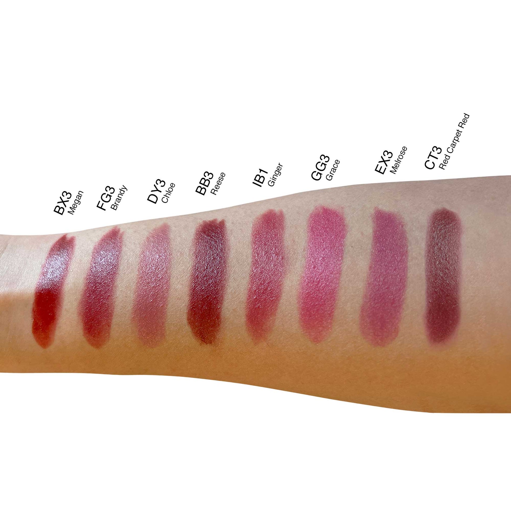 8 Lip shades. Our new formulation offers a vibrant color palette and hydration, while delivering a gentle matte finish.