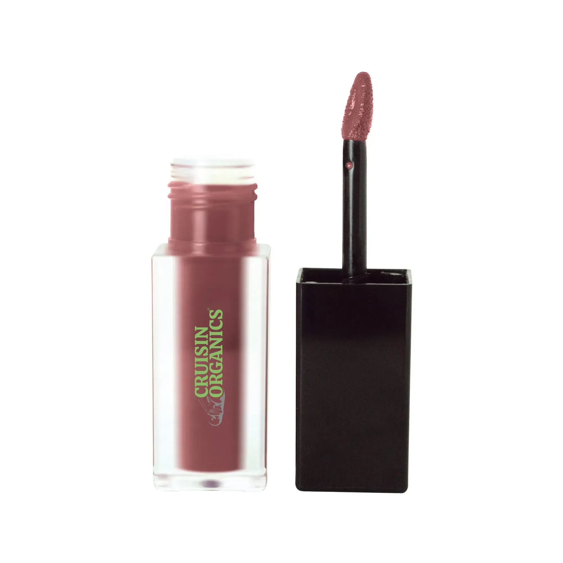 Cruisin Organics Blackberry Wine Matte Lip Stain. Organically smoozin noooo-fuss. Our formula ensures the high impact along with the high-density color every woman wants. Our lip stain has a doe-shaped, precision application for silky refining as a velvety matte finish. Packed with lip blackberry wine color and softness from vitamin E.