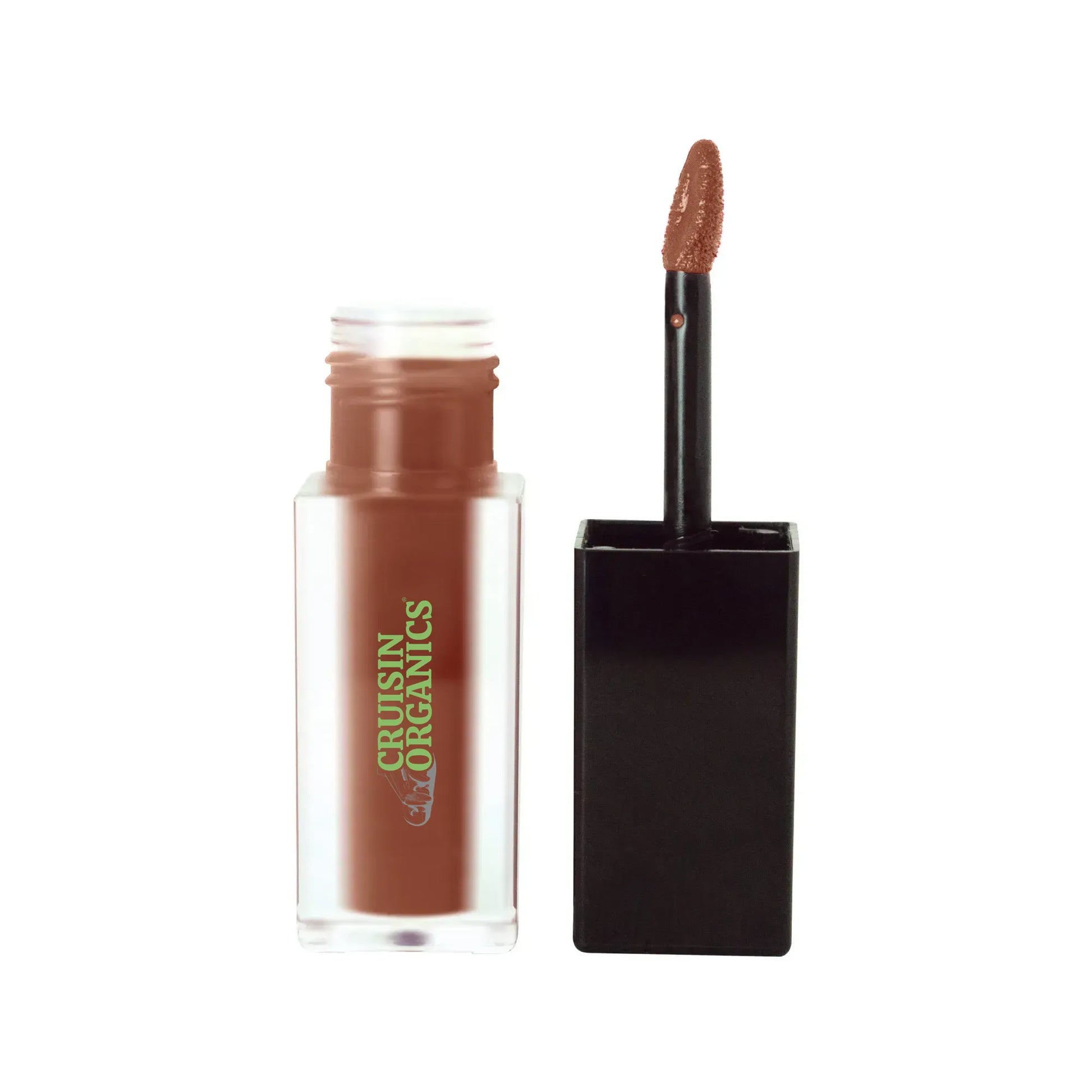 Indulge in the luxurious Chocolatte Kiss Matte Lip Stain Vit E by Cruisin Organics. This velvety lip stain effortlessly glides on, leaving behind a soft and vibrant finish. Enriched with vitamin E, it will keep your lips nourished and kissable all day long. Elevate your look and feel confident with every application.