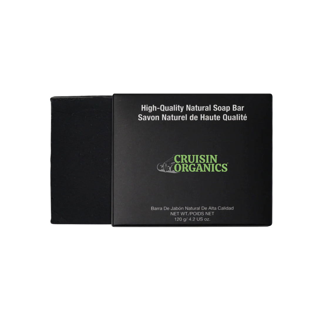 Cruisin Organics Charcoal Soap Bar Lather for a luxurious and gentle exfoliating cleanse. Paraben-free and enriched with natural ingredients like goat&