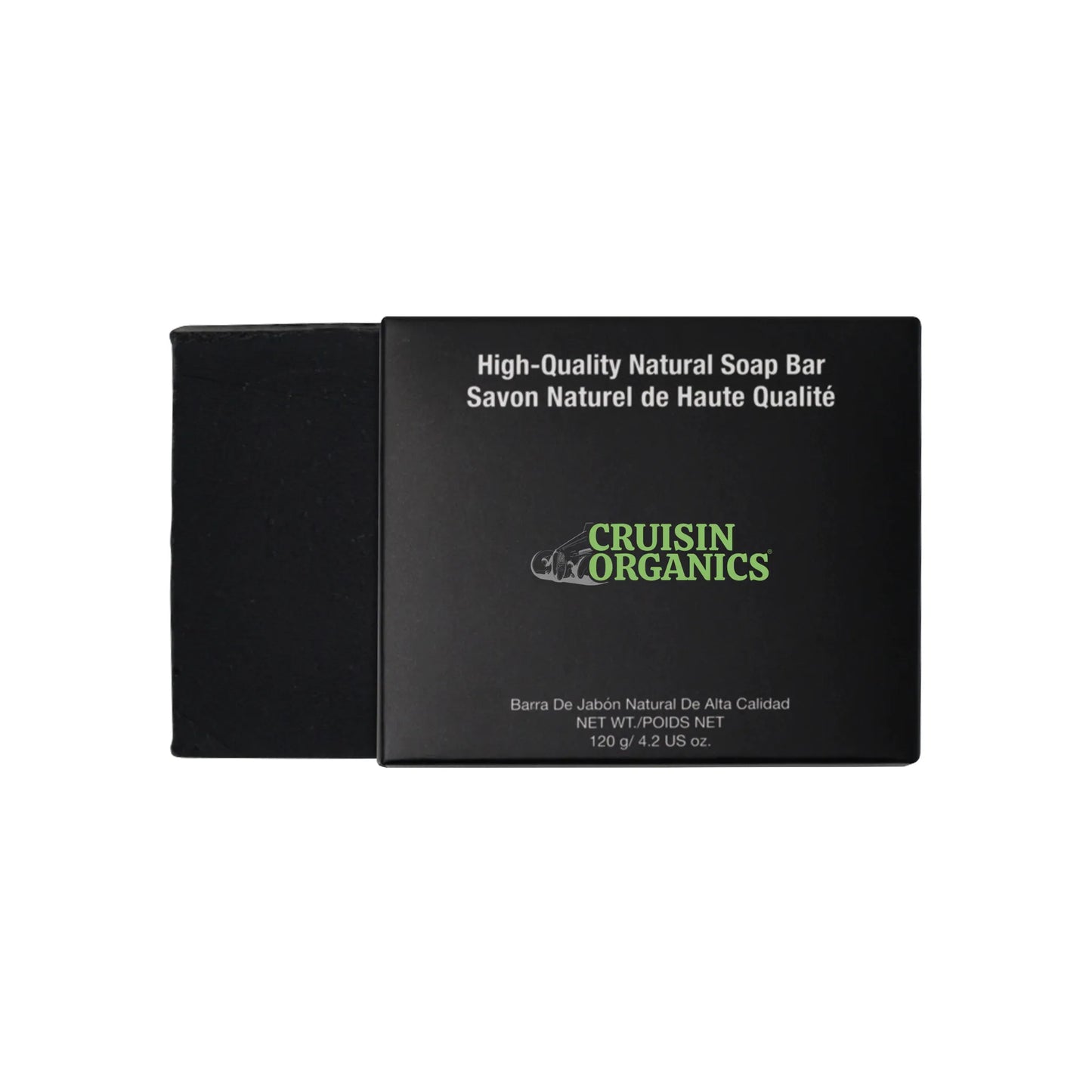 Cruisin Organics Charcoal Soap Bar Lather for a luxurious and gentle exfoliating cleanse. Paraben-free and enriched with natural ingredients like goat's milk, this bar effectively detoxifies and revitalizes your skin, leaving you with a nourished complexion. Elevate your skincare routine with this invigorating addition!