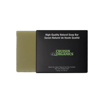 Detoxify and calm your skin with natural green tea and lemongrass. A natural blend of green tea oils, this soap bar extracts unwanted grease and oils while repairing the skin. Green tea not only has properties to re-energize the skin, but it is also packed with anti-aging antioxidants. Lemongrass essential oil provides deep pore cleansing and tightening, all while restoring calm with its delicious scent.