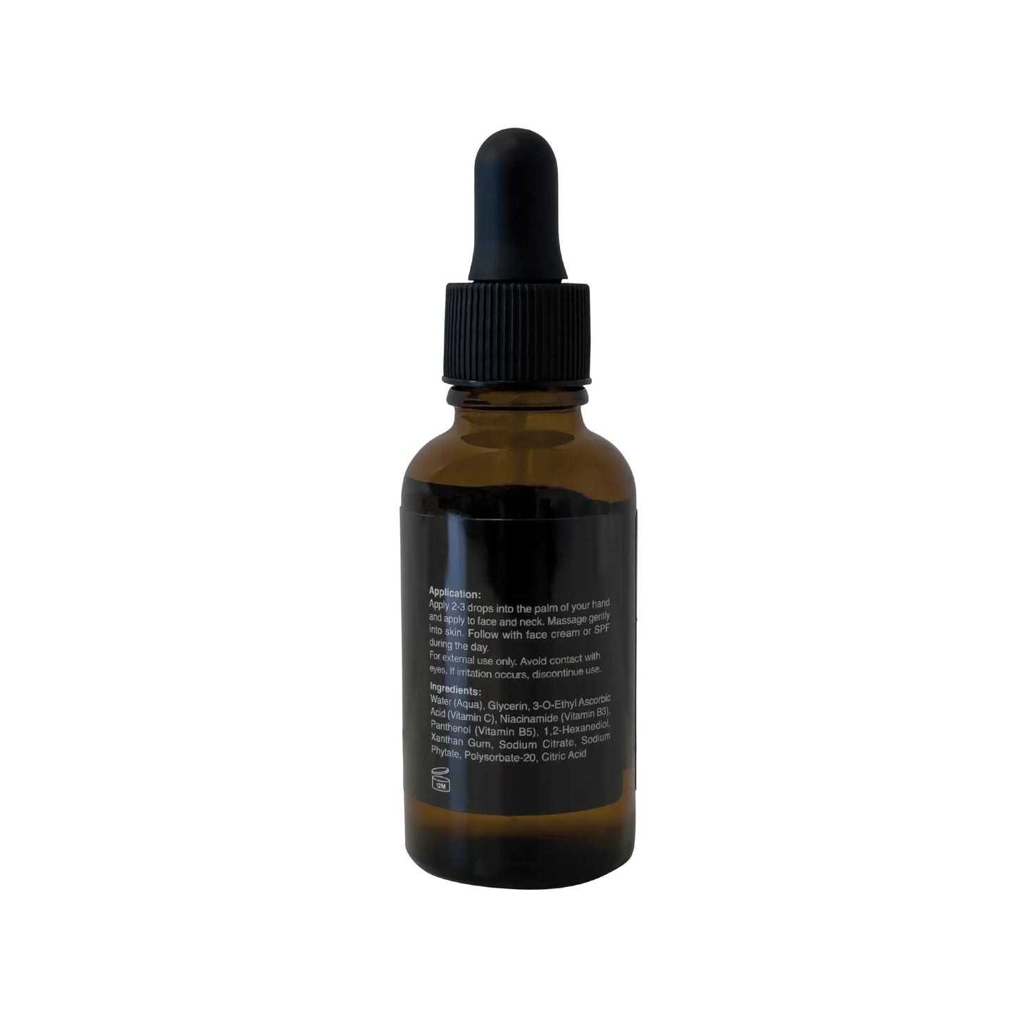 This concentrated Cruisin Organics serum contains Vitamin C, B3, and B5 to hydrate and improve skin's appearance. Suitable for all skin types and daily use.
