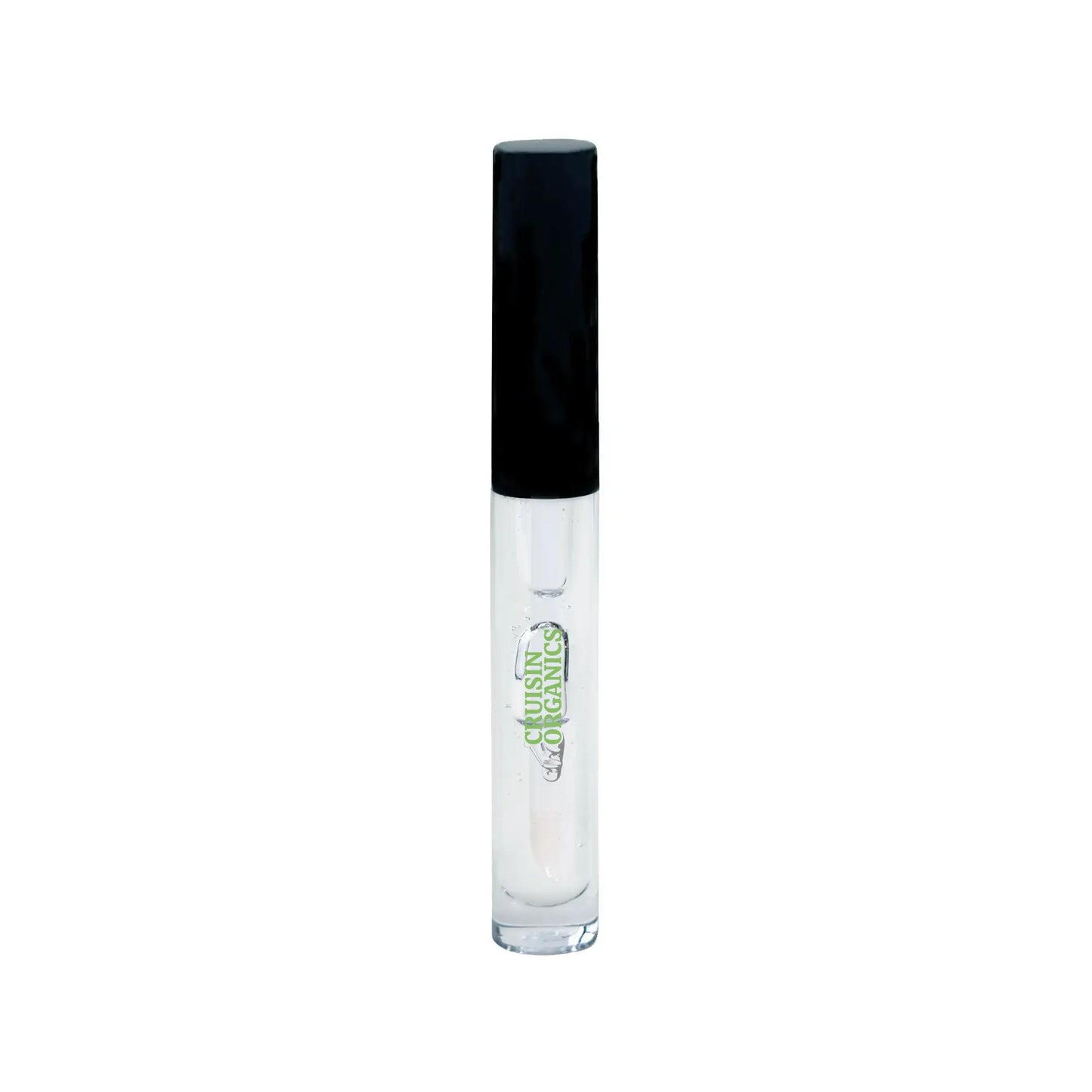 Experience the immediate plumping and juicy effects with Cruisin Organics Plumping Lip Gloss SPF. This smooth, subtly tinted lip gloss provides the brilliant shine you desire, along with a gentle touch of color. Our distinctive formula, enriched with mineral oil and Vitamin E, ensures your lips stay moisturized and appear fuller.