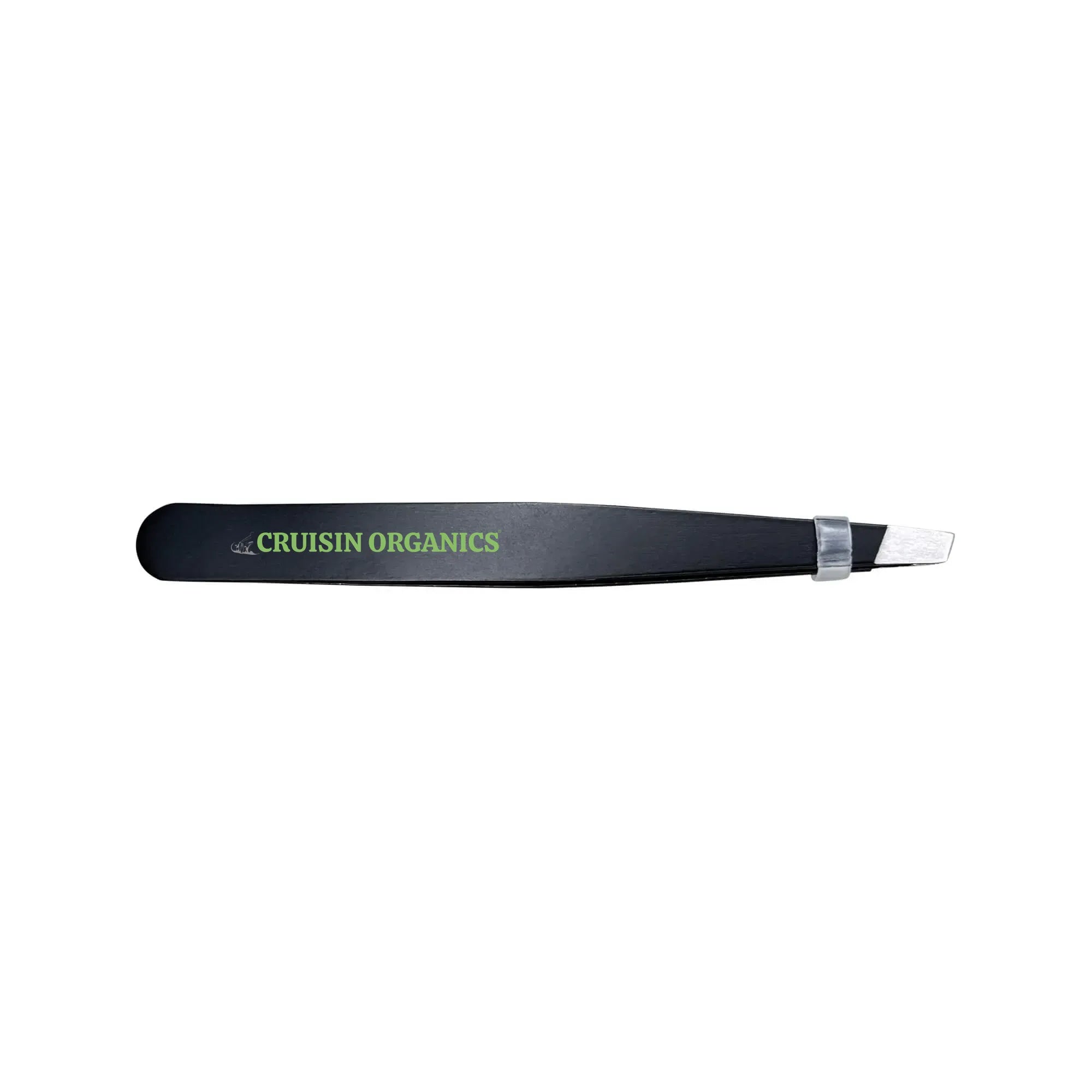 Discover the power of our Cruisin Organics precision tweezers to define and shape your brows. This tweezer is uniquely designed to easily remove stubborn hairs and ingrown hairs with precision technology. The perfectly slanted tip allows for precise work along the brow bone, creating a flawless brow look. You&