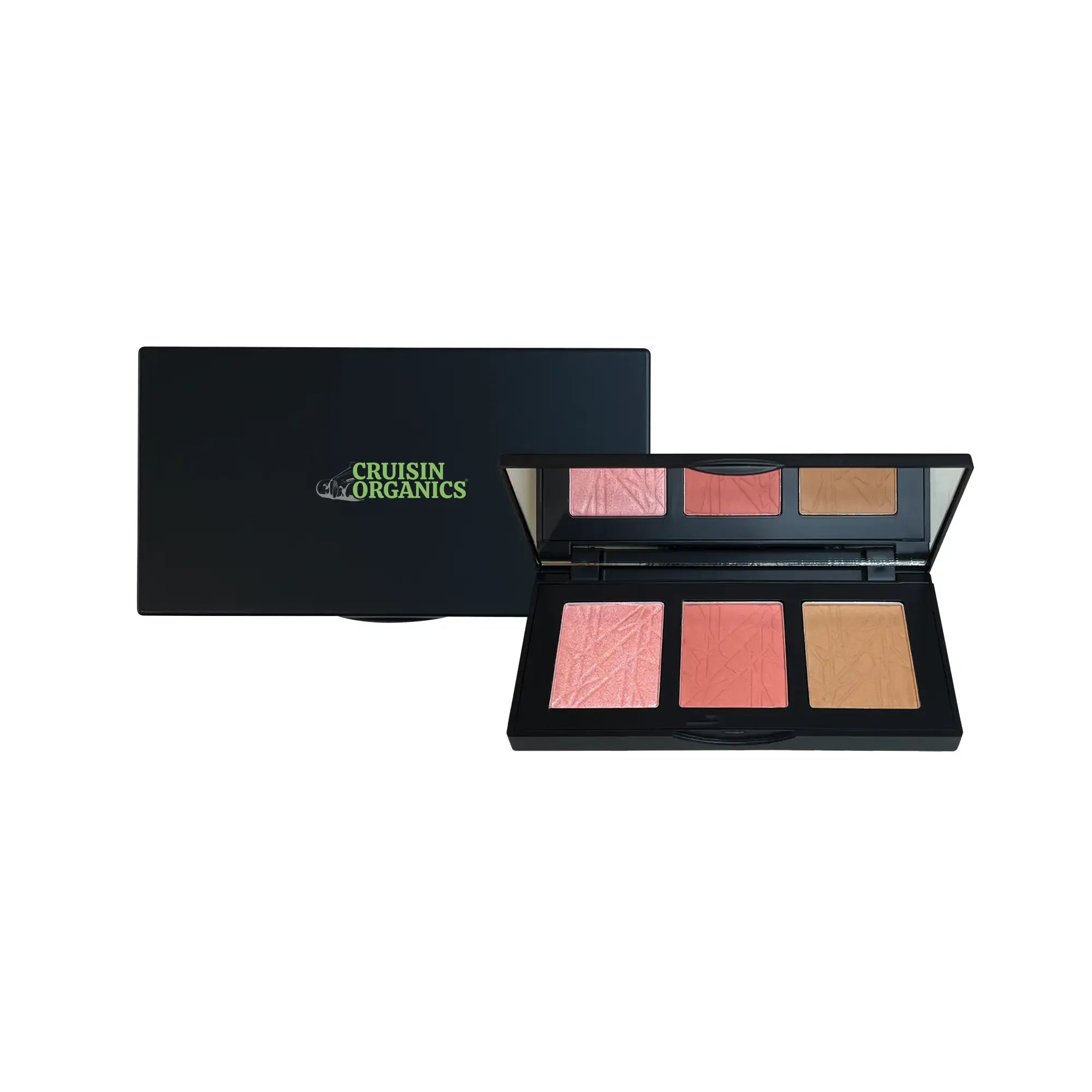 Get the best of both worlds with the Cruisin Organics Blushy Pro Cheek Palette. Perfect for any occasion, whether you&