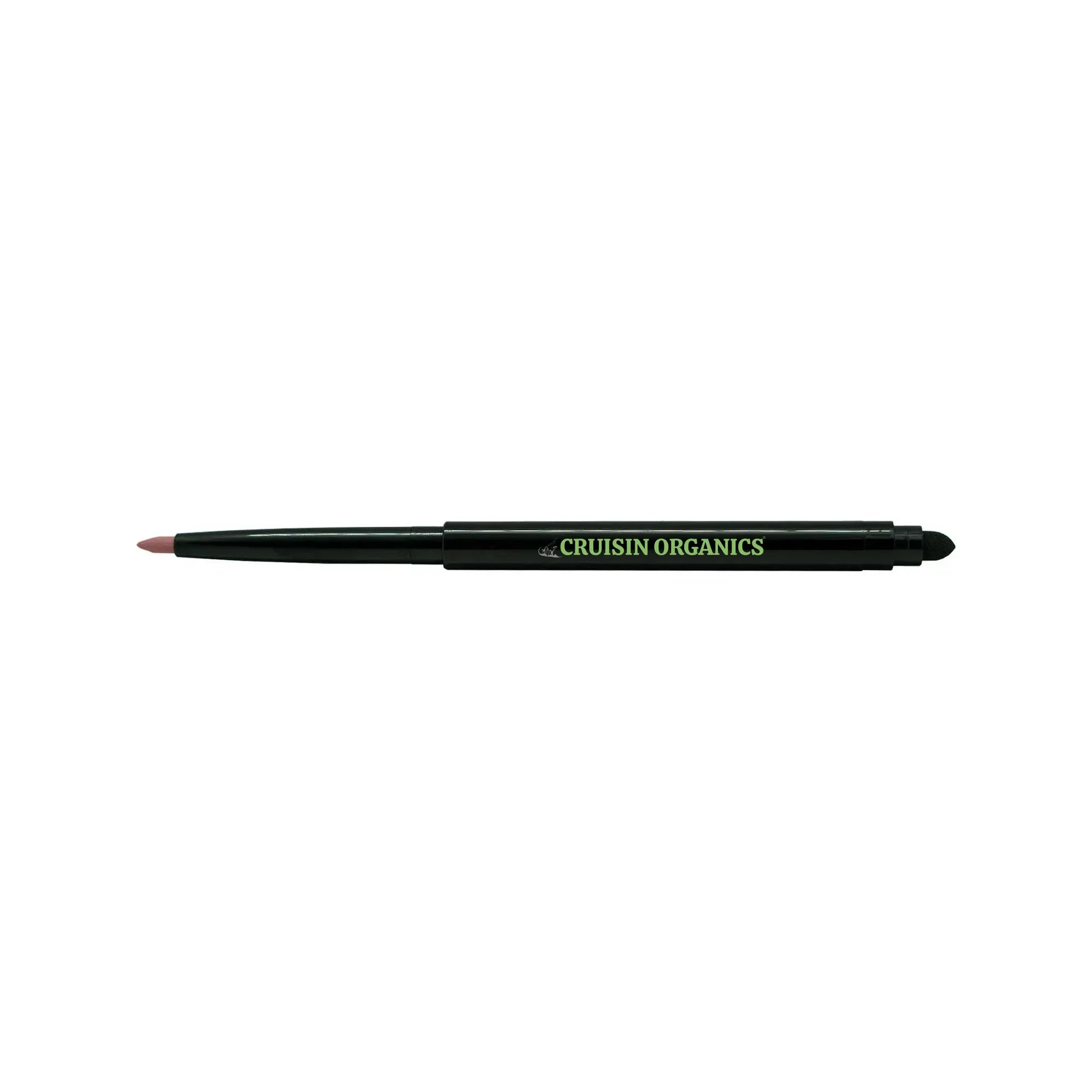 Cruisin Organics Retractable Lip Liner. No need for a pencil sharpener when you're on the go. Just twist up the liner and apply around your Cruisin Organics Lipstick for a fuller, spicier lip. Perfect for travel and everyday use.