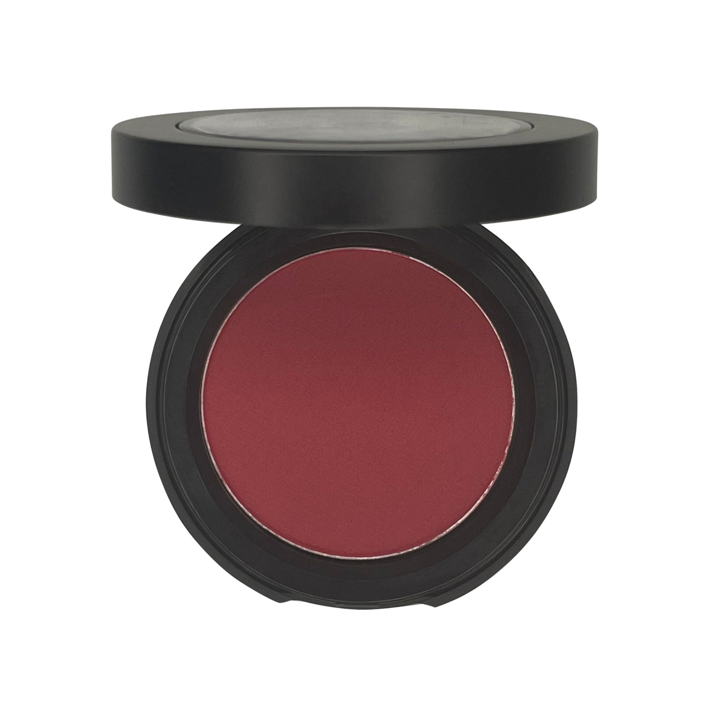 Cruisin Organics' Rasberry Single Pan Blush. Formulated without talc, this soft pressed powder effortlessly blends for a flawless finish. Add a refreshing pop of color to your cheeks with ease.