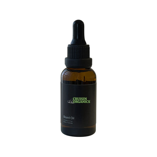 Cruisin Organics Beard Oil is a vegan and all-natural formula that deeply hydrates and conditions facial hair. Featuring a blend of Rosemary and Argan oils, it leaves a fresh scent while reducing itchiness and promoting hair growth. The amber bottle and dropper cap make application easy and prevent waste.