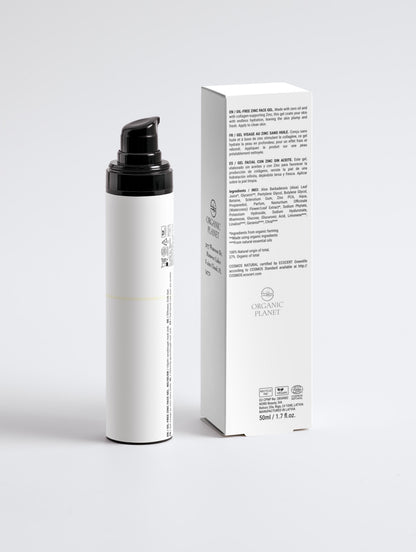 A lightweight, oil-free moisturizer that absorbs instantly without residue. Zinc strengthens skin&