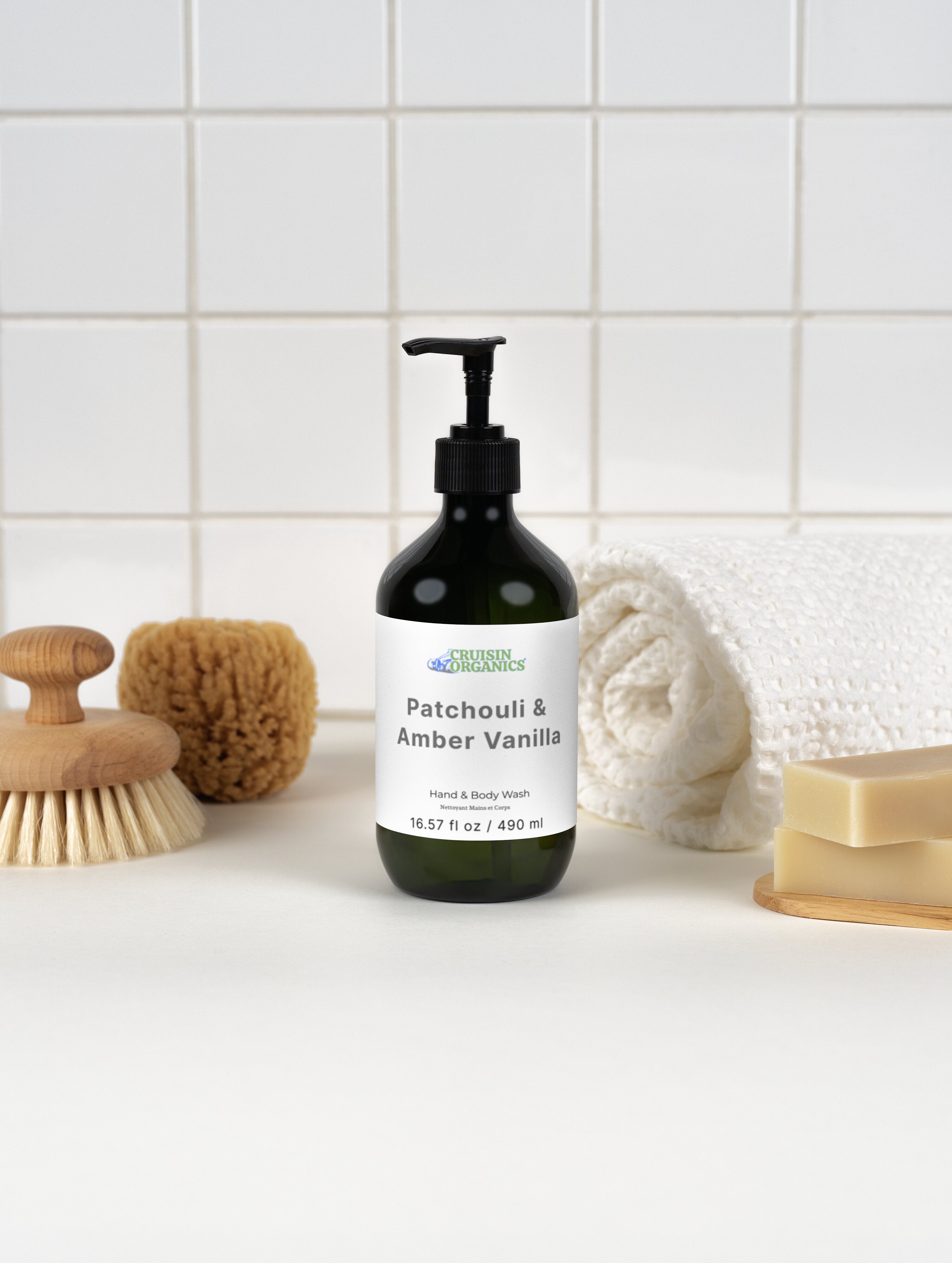 Hand &amp; Body Wash, Patchouli &amp; Amber Vanilla