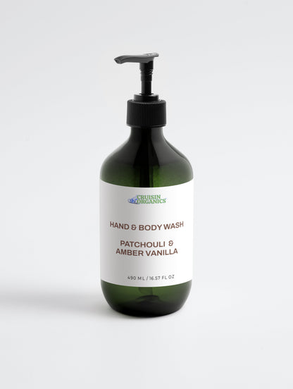 Hand &amp; Body Wash, Patchouli &amp; Amber Vanilla