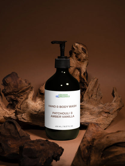 Hand &amp; Body Wash, Patchouli &amp; Amber Vanilla
