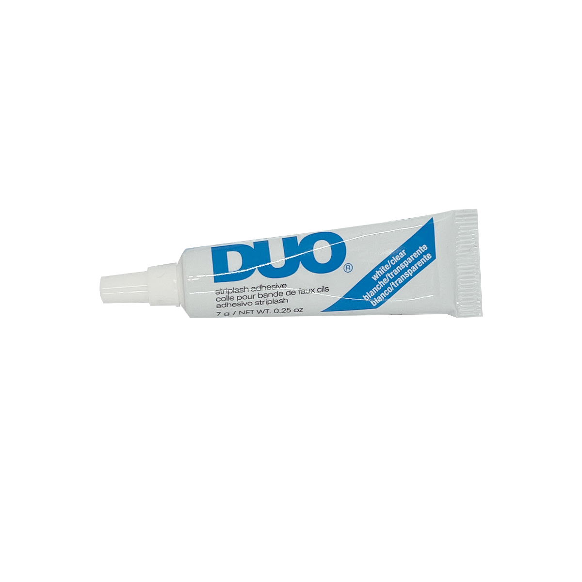 Introducing Duo Eyelash Adhesive Clear – the waterproof solution to all your false lash woes. Our latex-based formula ensures a secure hold for all-day wear without any mishaps. With easy application and removal, you can enjoy long-lasting beauty without any hassle. 