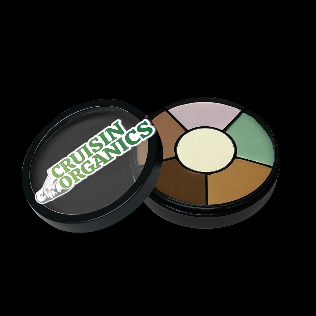 Cruisin Organics corrector concealer wheel - SPF + Paraben-Free.