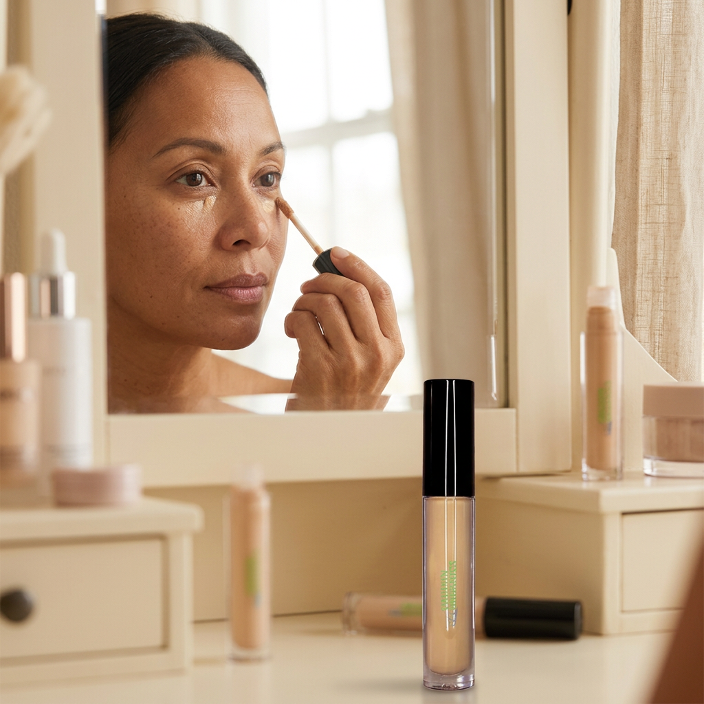 Glaze concealer application lifestyle image