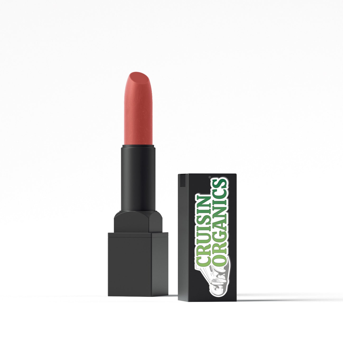 Lipstick-8015 Cruisin Organics Sedona Lip Stain SPF. Formulated with vitamin E and paraben-free for comfort and nourishment. Cruelty-free.