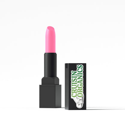 Indulge in the luxurious world of high-end beauty with Barbie Pink Lipstick. This cruelty-free formula, enriched with lanolin, silky vitamin E, and SPF protection, delivers velvety smooth and nourished lips. Elevate your style with Cruisin Organics Lipstick collections, a paraben-free indulgence.  Lipstick-8109