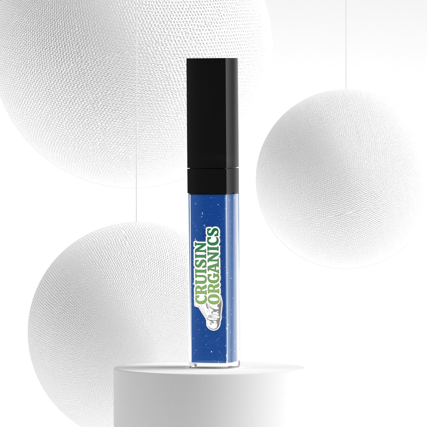 Blue Sparks Kingdom Lip Gloss SPF by Cruisin Organics. Our cruelty-free and vegan formula not only offers SPF protection but also delivers a captivating blue sparkle to your lips. Experience the perfect mix of beauty and care with our exclusive lip gloss for women in business and sophisticated daring professionals.