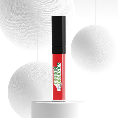 Cruisin Organics Velvet Red Liquid Lip gloss. Liquid-Lipstick-Bonfire